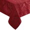Threadmade Home Caiden Elegance Damask Tablecloth, Red - 60"W x 144"L